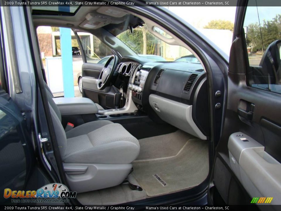 2009 Toyota Tundra SR5 CrewMax 4x4 Slate Gray Metallic / Graphite Gray Photo #10