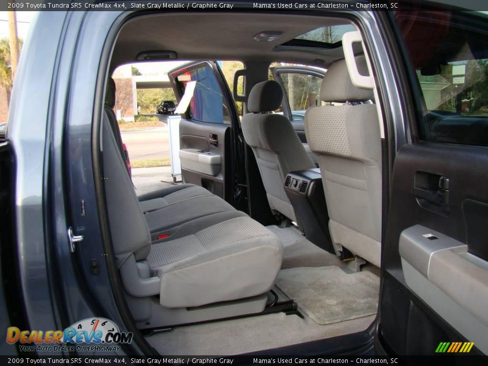 2009 Toyota Tundra SR5 CrewMax 4x4 Slate Gray Metallic / Graphite Gray Photo #16