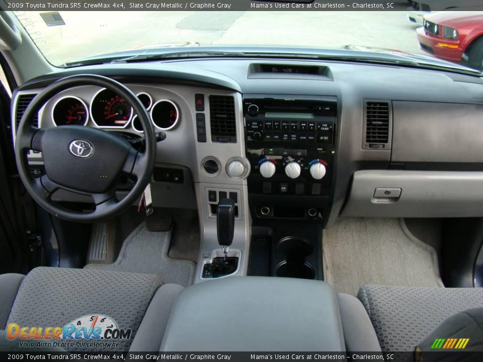 2009 Toyota Tundra SR5 CrewMax 4x4 Slate Gray Metallic / Graphite Gray Photo #17