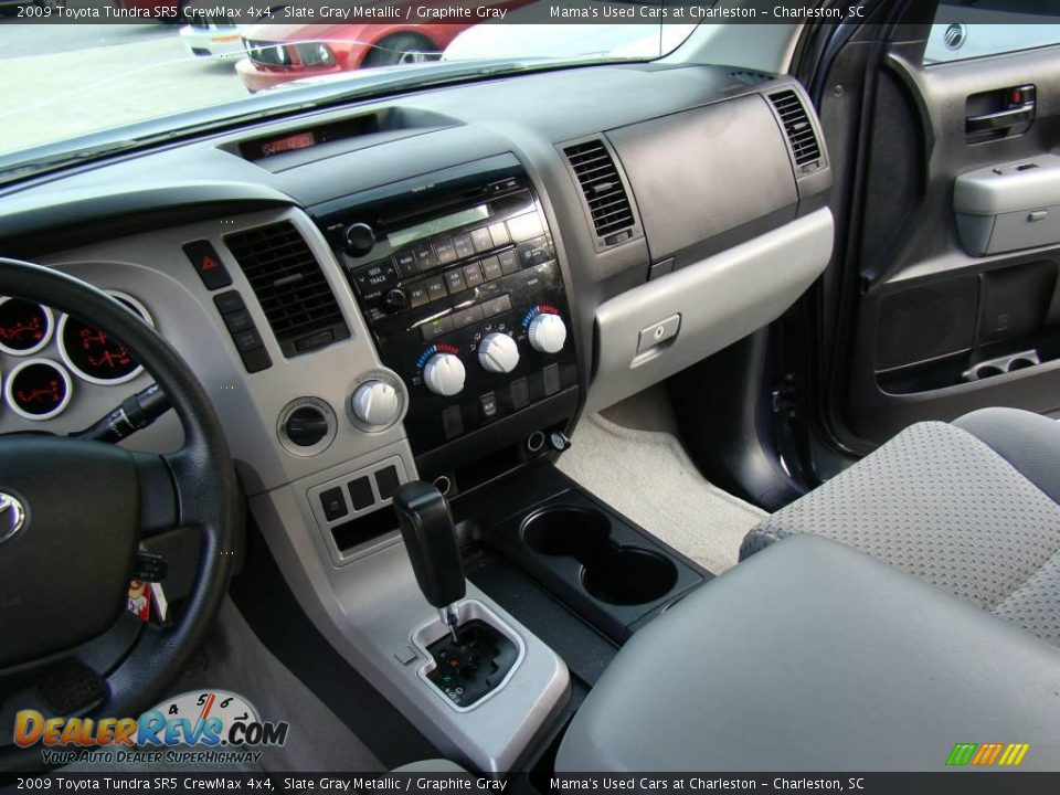 2009 Toyota Tundra SR5 CrewMax 4x4 Slate Gray Metallic / Graphite Gray Photo #18