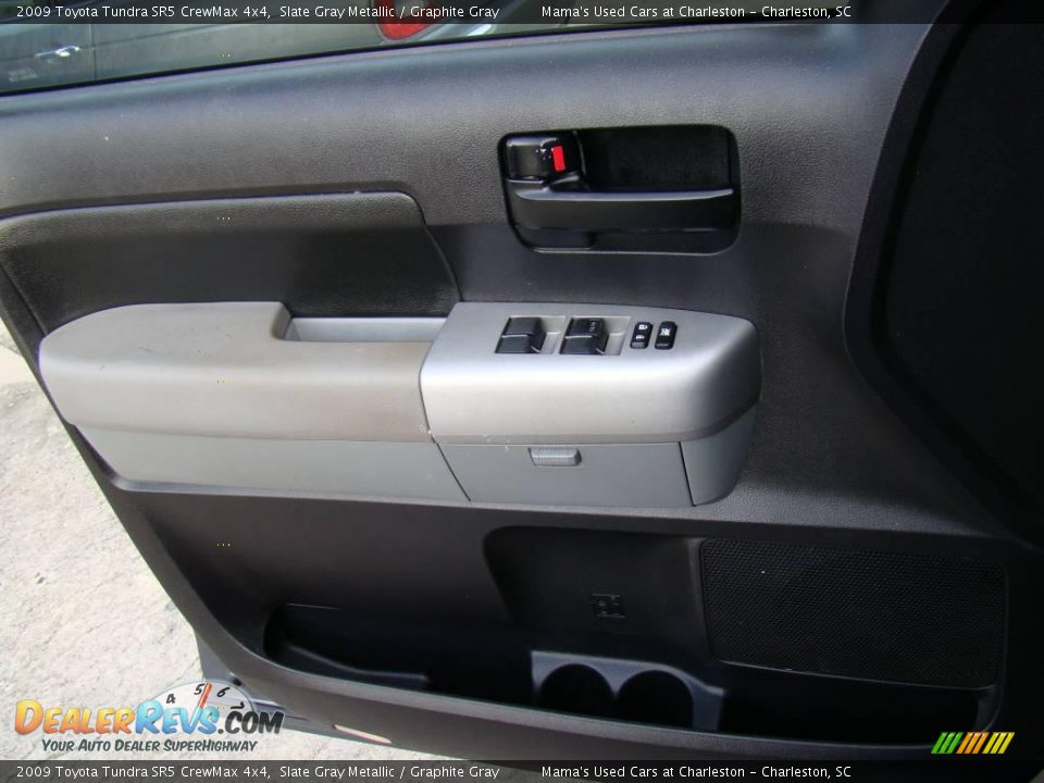 2009 Toyota Tundra SR5 CrewMax 4x4 Slate Gray Metallic / Graphite Gray Photo #22