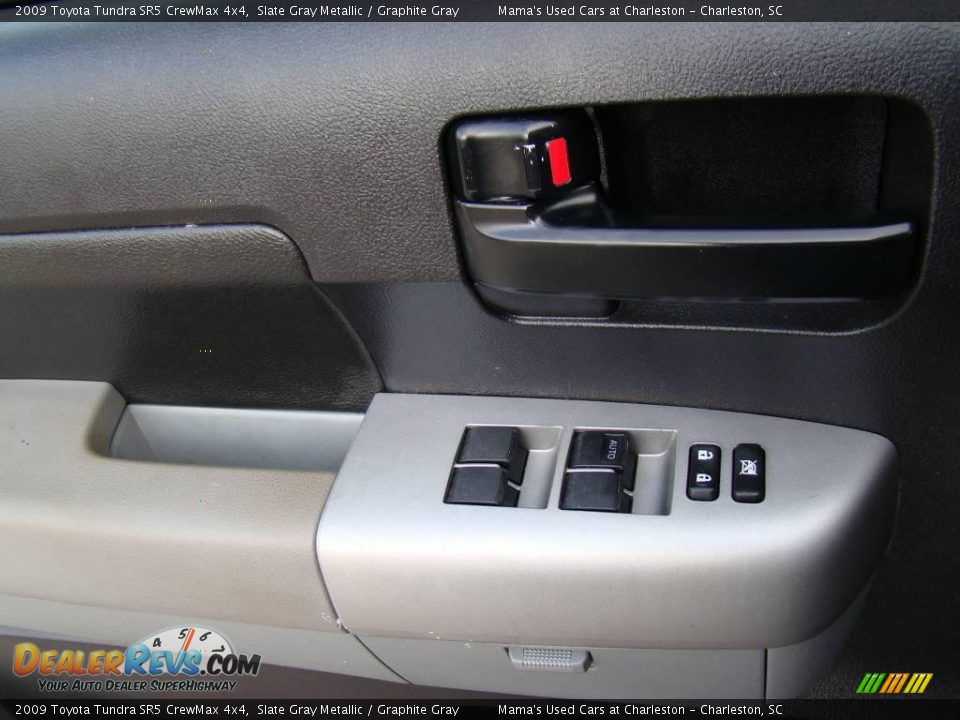 2009 Toyota Tundra SR5 CrewMax 4x4 Slate Gray Metallic / Graphite Gray Photo #23