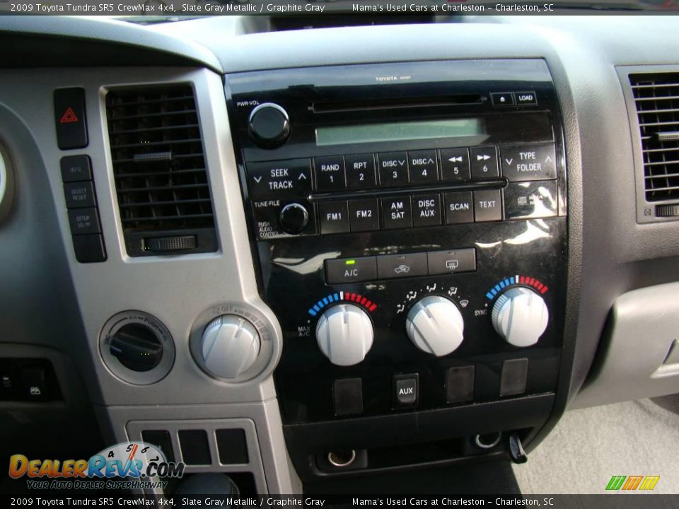 2009 Toyota Tundra SR5 CrewMax 4x4 Slate Gray Metallic / Graphite Gray Photo #24