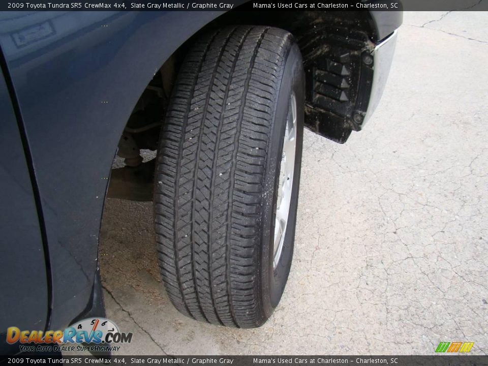 2009 Toyota Tundra SR5 CrewMax 4x4 Slate Gray Metallic / Graphite Gray Photo #30