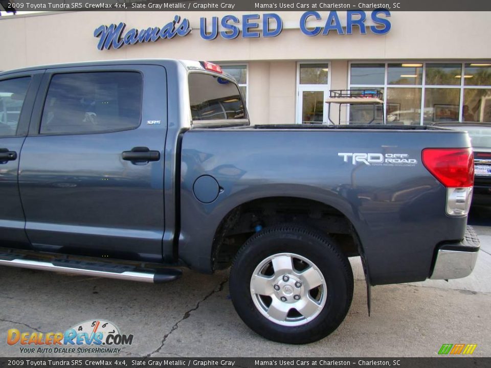 2009 Toyota Tundra SR5 CrewMax 4x4 Slate Gray Metallic / Graphite Gray Photo #33