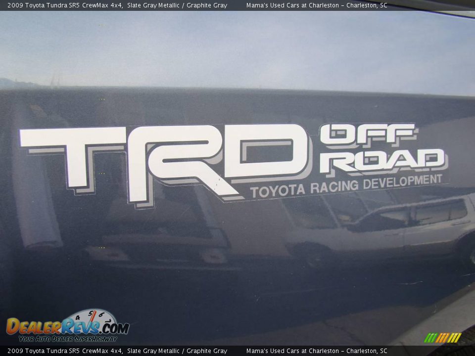2009 Toyota Tundra SR5 CrewMax 4x4 Slate Gray Metallic / Graphite Gray Photo #34
