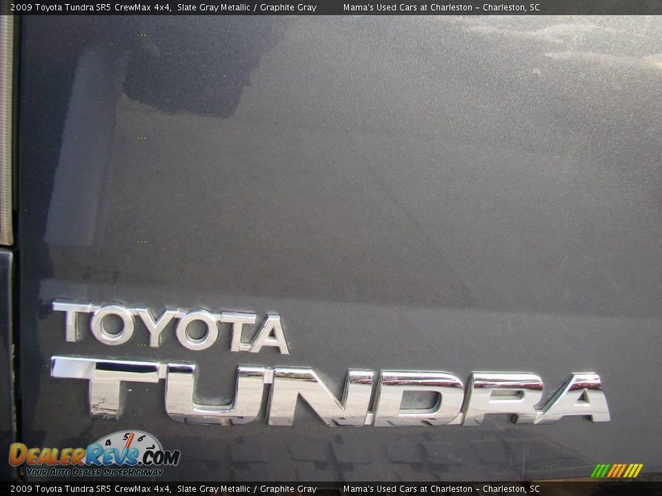2009 Toyota Tundra SR5 CrewMax 4x4 Slate Gray Metallic / Graphite Gray Photo #35