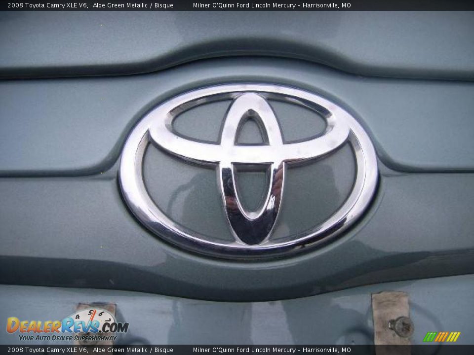 2008 Toyota Camry XLE V6 Aloe Green Metallic / Bisque Photo #12
