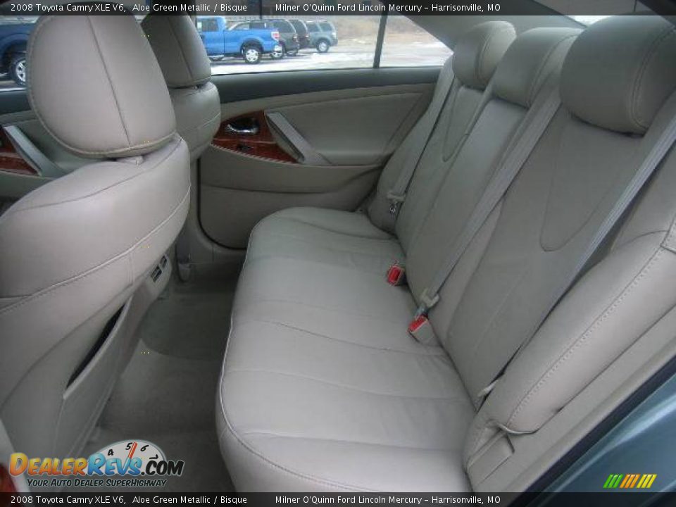 2008 Toyota Camry XLE V6 Aloe Green Metallic / Bisque Photo #16