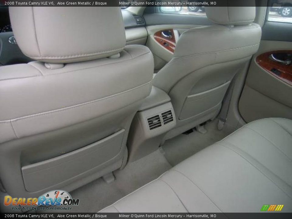 2008 Toyota Camry XLE V6 Aloe Green Metallic / Bisque Photo #17