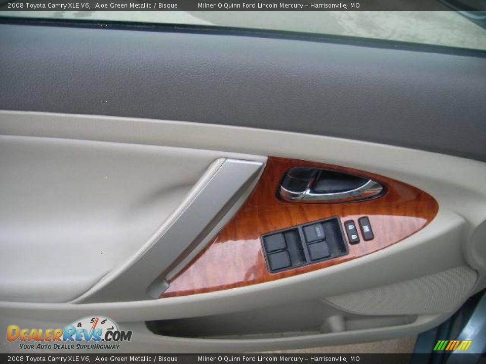 2008 Toyota Camry XLE V6 Aloe Green Metallic / Bisque Photo #21