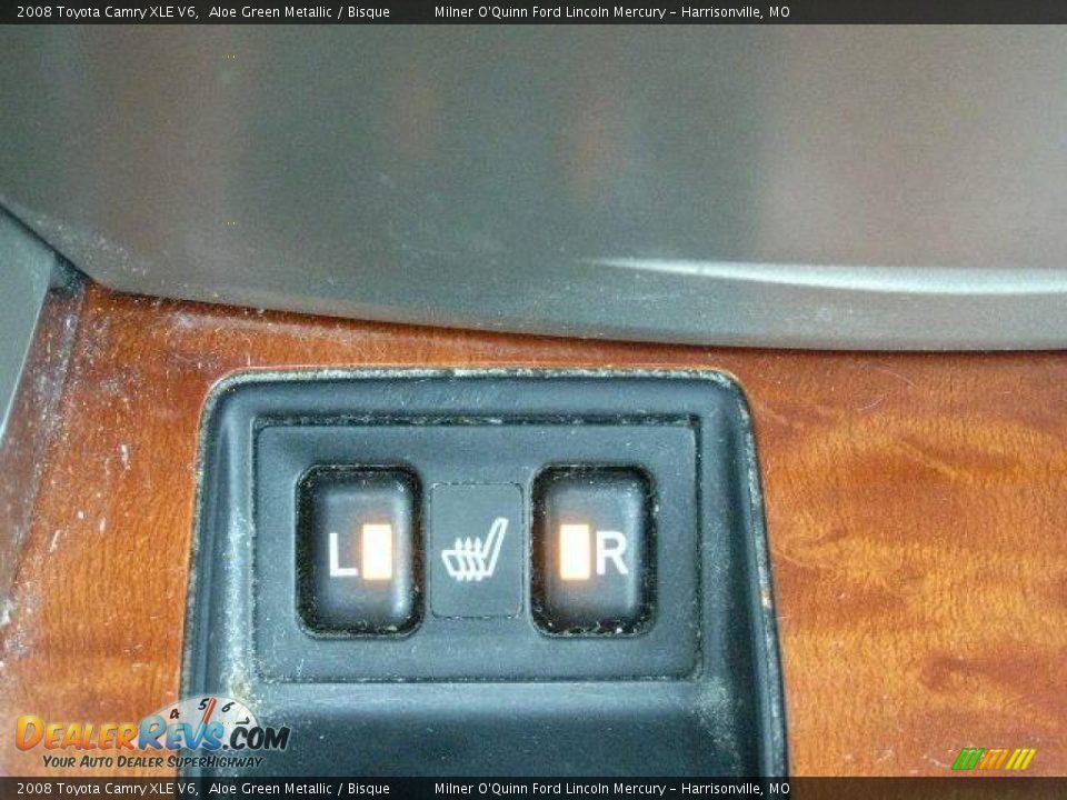 2008 Toyota Camry XLE V6 Aloe Green Metallic / Bisque Photo #26