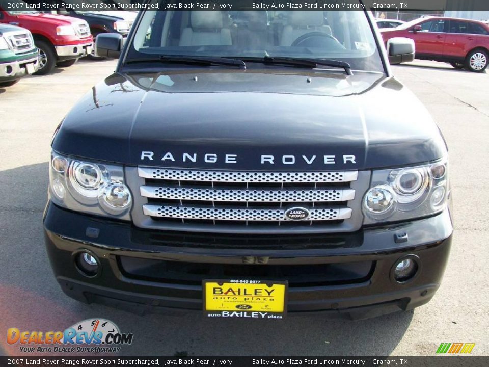 2007 Land Rover Range Rover Sport Supercharged Java Black Pearl / Ivory Photo #1