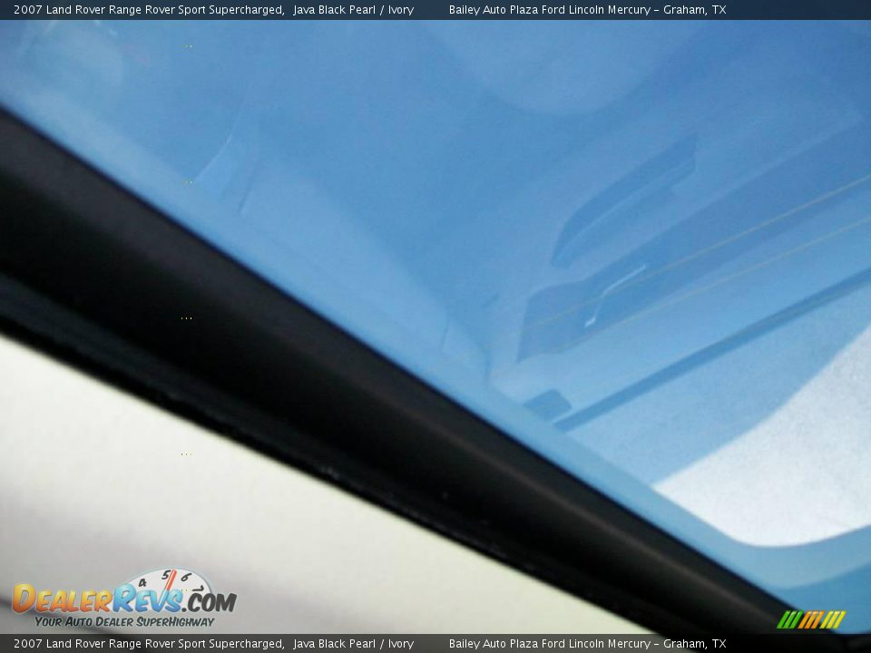2007 Land Rover Range Rover Sport Supercharged Java Black Pearl / Ivory Photo #4