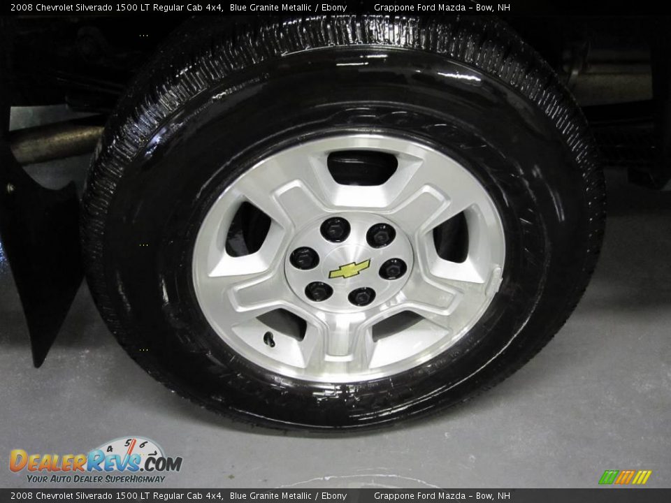 2008 Chevrolet Silverado 1500 LT Regular Cab 4x4 Blue Granite Metallic / Ebony Photo #6