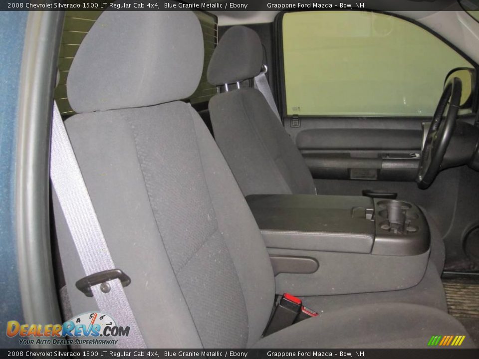2008 Chevrolet Silverado 1500 LT Regular Cab 4x4 Blue Granite Metallic / Ebony Photo #7