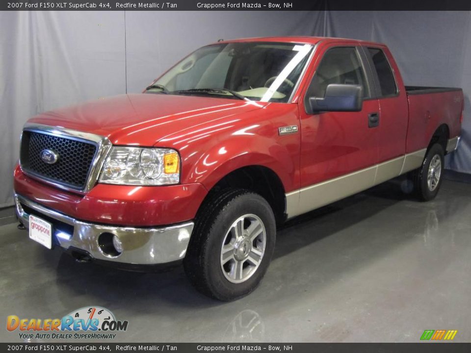 2007 Ford F150 XLT SuperCab 4x4 Redfire Metallic / Tan Photo #1