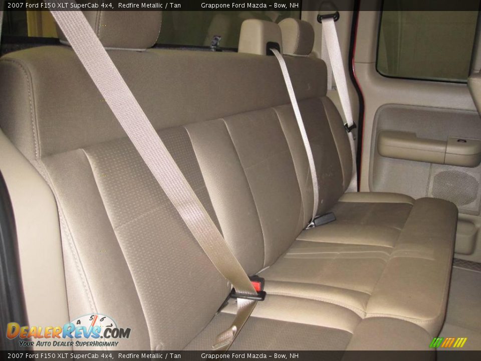 2007 Ford F150 XLT SuperCab 4x4 Redfire Metallic / Tan Photo #8
