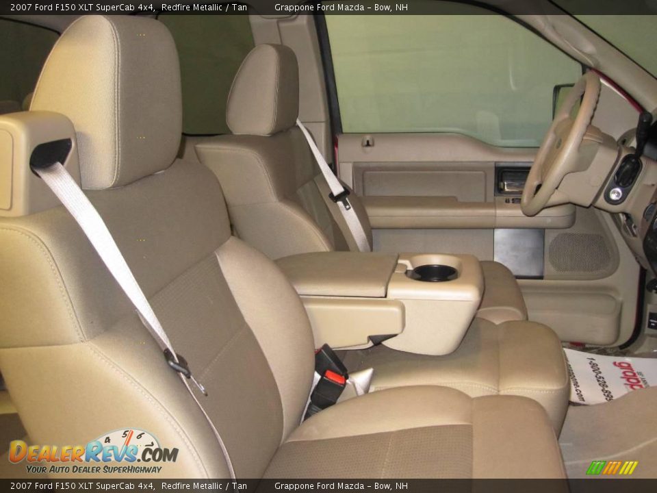 2007 Ford F150 XLT SuperCab 4x4 Redfire Metallic / Tan Photo #9
