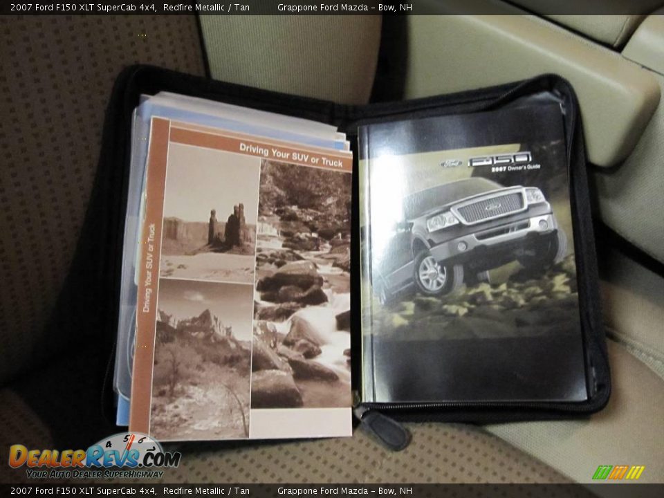 2007 Ford F150 XLT SuperCab 4x4 Redfire Metallic / Tan Photo #10