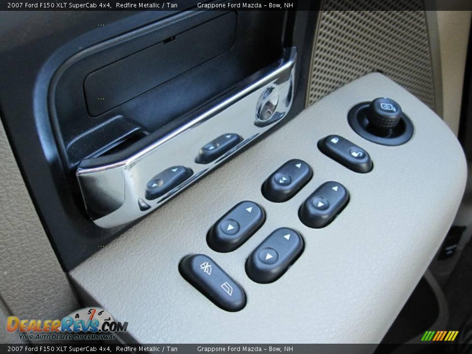 2007 Ford F150 XLT SuperCab 4x4 Redfire Metallic / Tan Photo #12