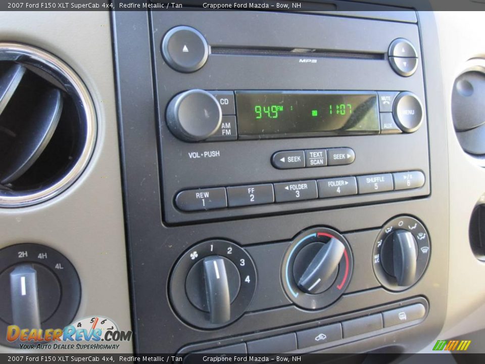 2007 Ford F150 XLT SuperCab 4x4 Redfire Metallic / Tan Photo #13