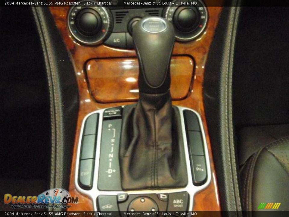 2004 Mercedes-Benz SL 55 AMG Roadster Black / Charcoal Photo #2