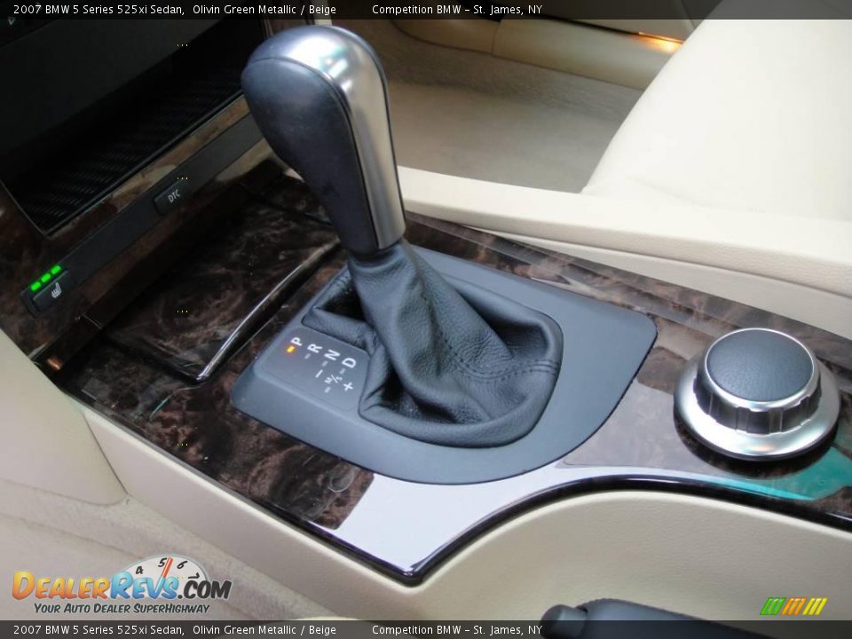 2007 BMW 5 Series 525xi Sedan Olivin Green Metallic / Beige Photo #14
