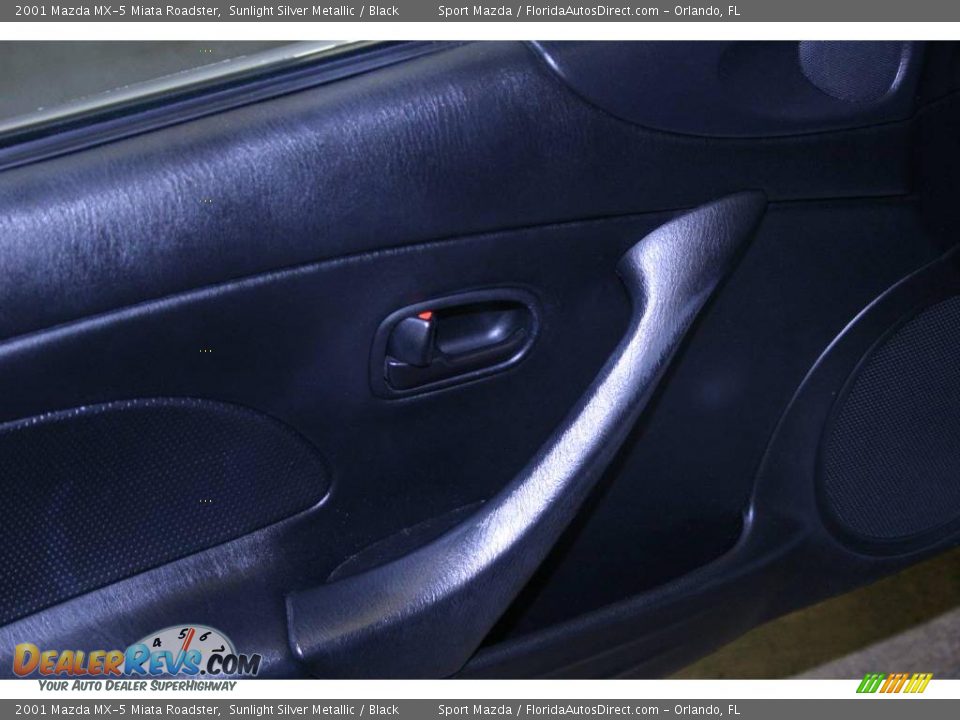 2001 Mazda MX-5 Miata Roadster Sunlight Silver Metallic / Black Photo #19