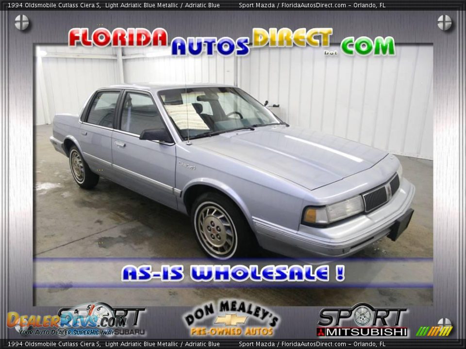 1994 Oldsmobile Cutlass Ciera S Light Adriatic Blue Metallic / Adriatic Blue Photo #1