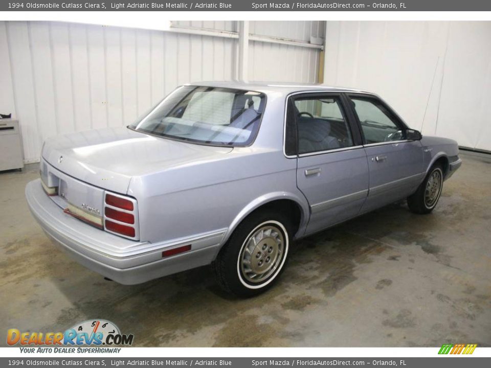 1994 Oldsmobile Cutlass Ciera S Light Adriatic Blue Metallic / Adriatic Blue Photo #5
