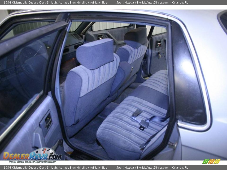 1994 Oldsmobile Cutlass Ciera S Light Adriatic Blue Metallic / Adriatic Blue Photo #9