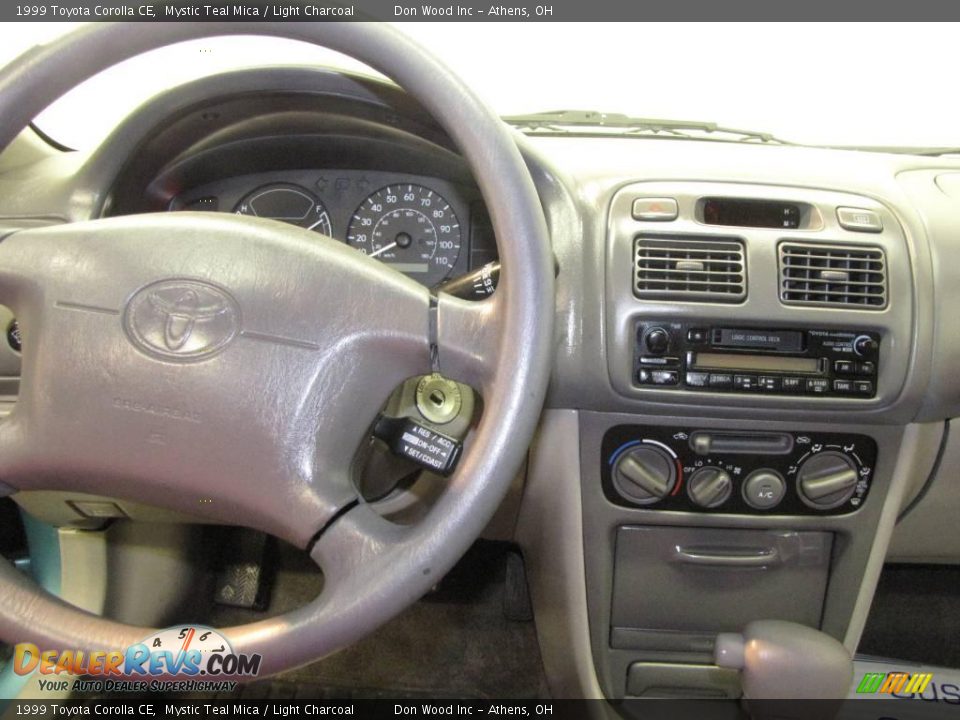 1999 Toyota Corolla CE Mystic Teal Mica / Light Charcoal Photo #9