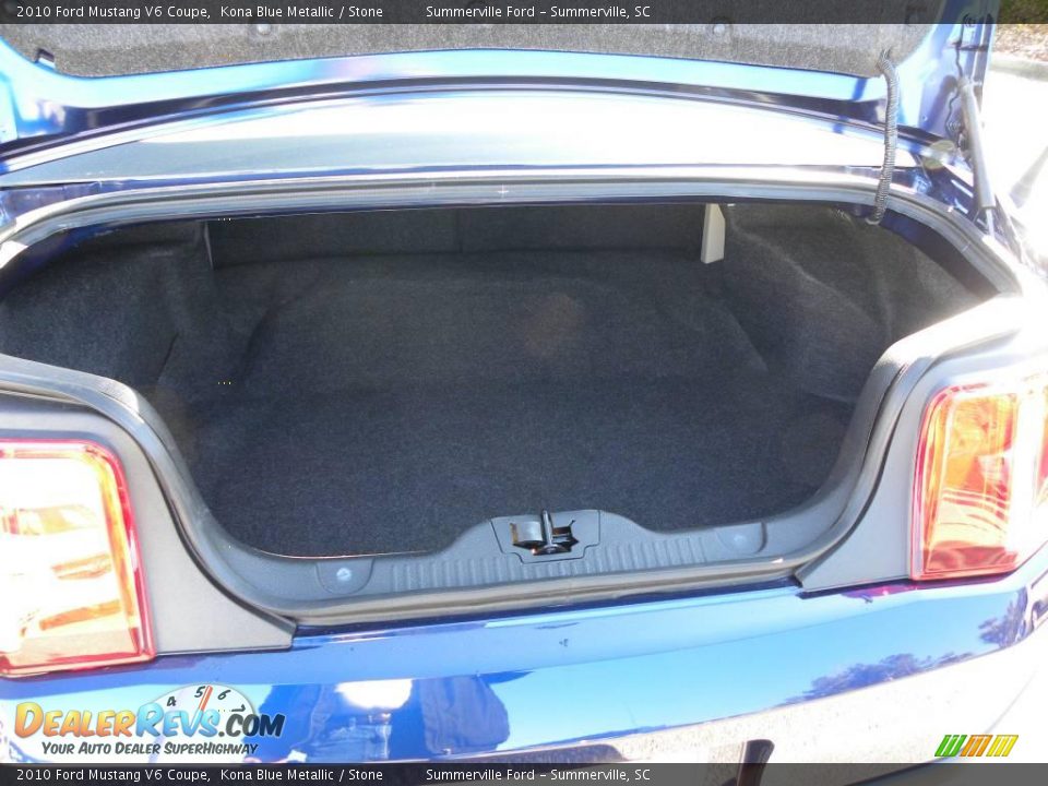 2010 Ford Mustang V6 Coupe Kona Blue Metallic / Stone Photo #12