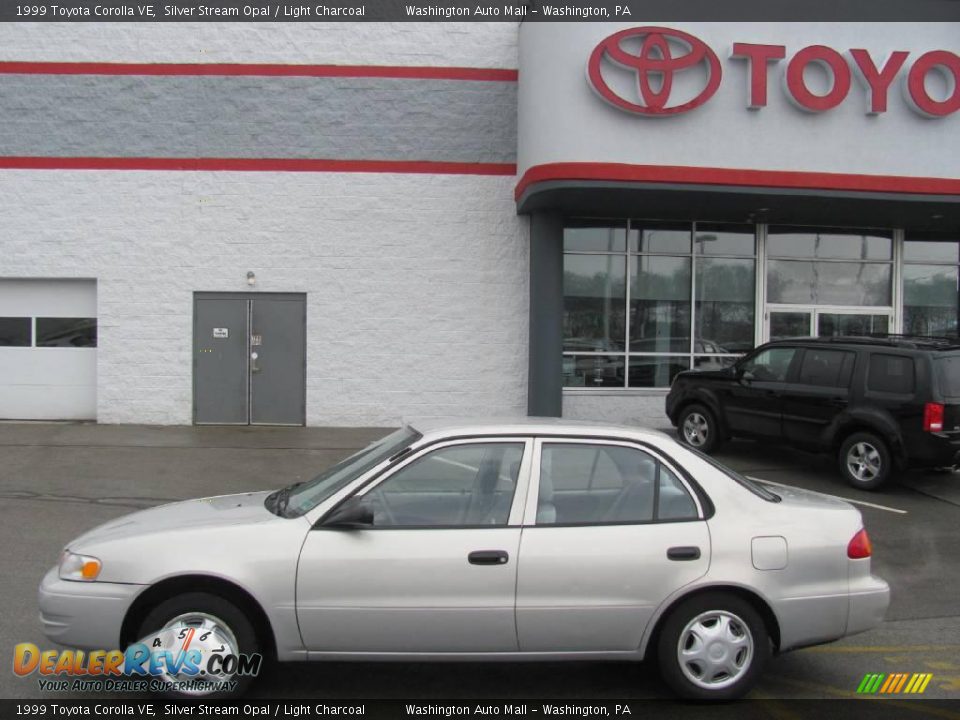 1999 Toyota Corolla VE Silver Stream Opal / Light Charcoal Photo #2