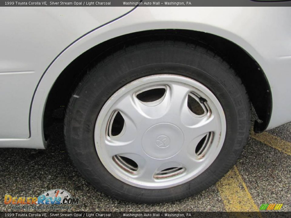 1999 Toyota Corolla VE Silver Stream Opal / Light Charcoal Photo #3