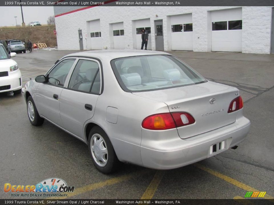 1999 Toyota Corolla VE Silver Stream Opal / Light Charcoal Photo #4