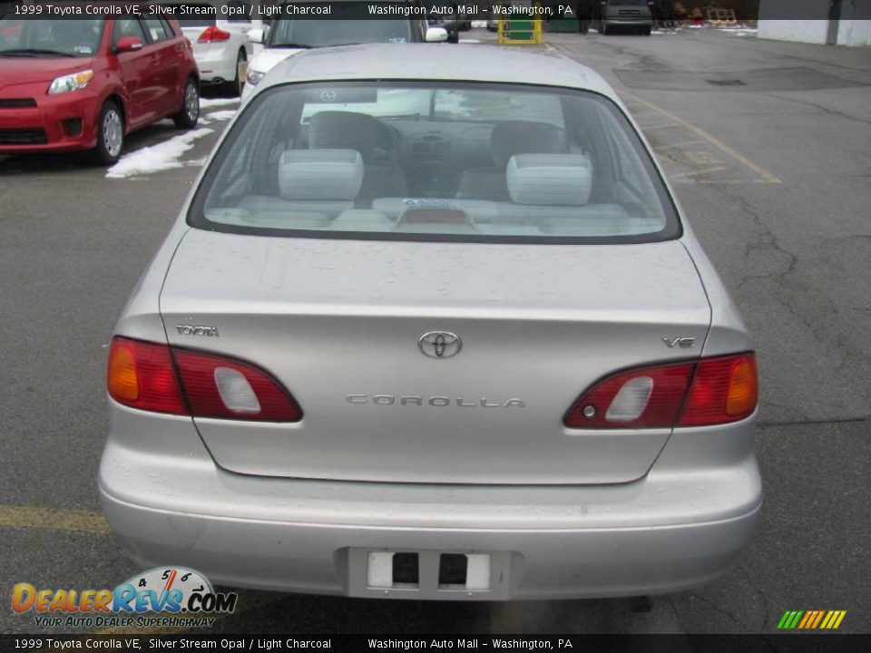 1999 Toyota Corolla VE Silver Stream Opal / Light Charcoal Photo #5