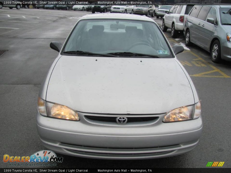 1999 Toyota Corolla VE Silver Stream Opal / Light Charcoal Photo #9