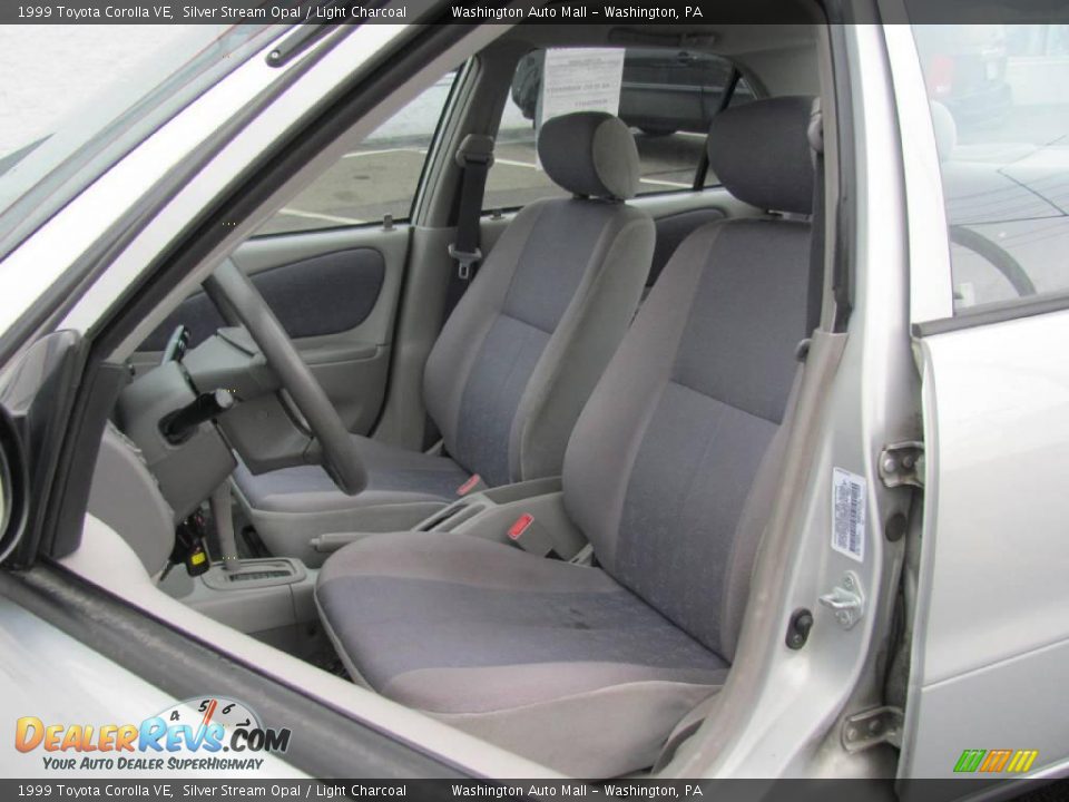 1999 Toyota Corolla VE Silver Stream Opal / Light Charcoal Photo #13