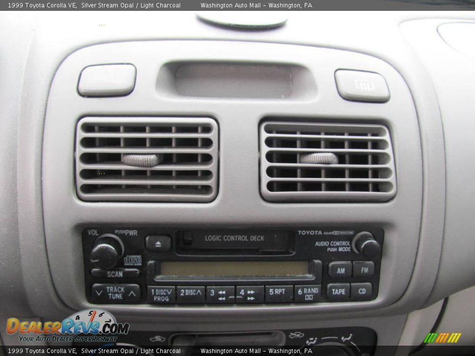 1999 Toyota Corolla VE Silver Stream Opal / Light Charcoal Photo #16