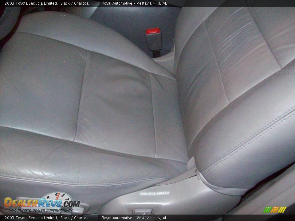 2003 Toyota Sequoia Limited Black / Charcoal Photo #14