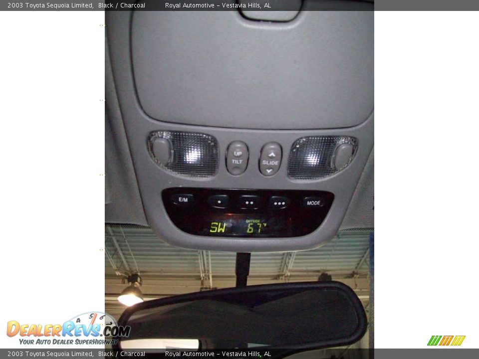 2003 Toyota Sequoia Limited Black / Charcoal Photo #19