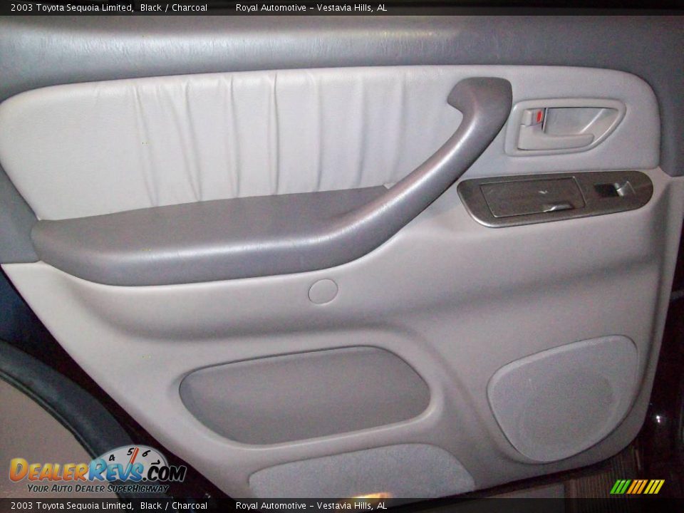 2003 Toyota Sequoia Limited Black / Charcoal Photo #21