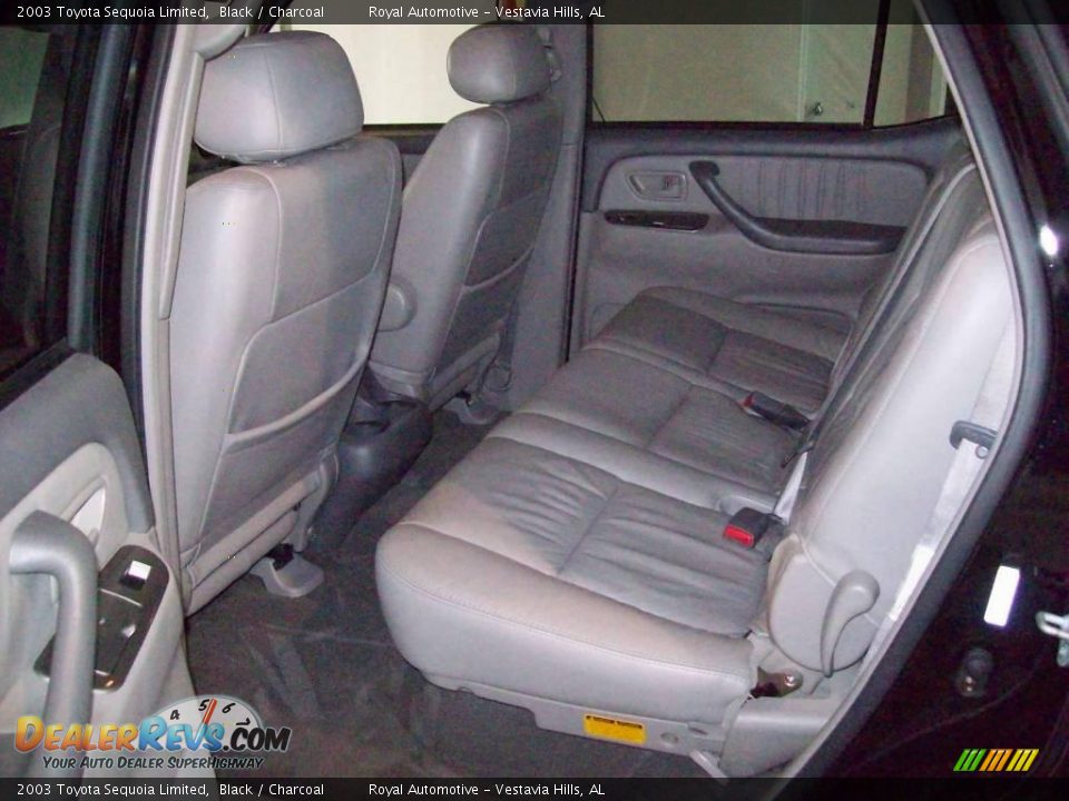 2003 Toyota Sequoia Limited Black / Charcoal Photo #22