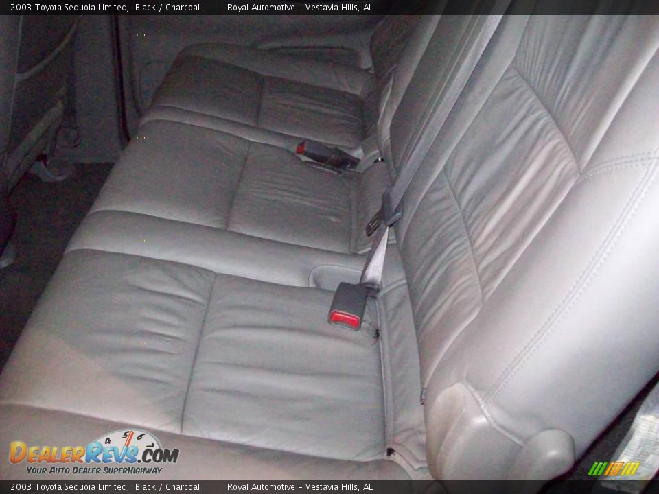 2003 Toyota Sequoia Limited Black / Charcoal Photo #23