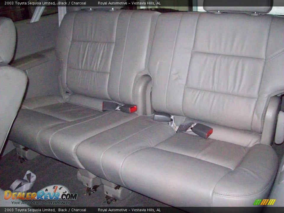 2003 Toyota Sequoia Limited Black / Charcoal Photo #24
