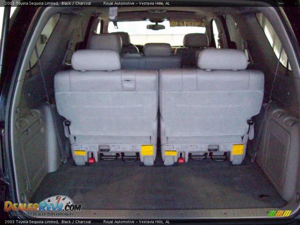 2003 Toyota Sequoia Limited Black / Charcoal Photo #25