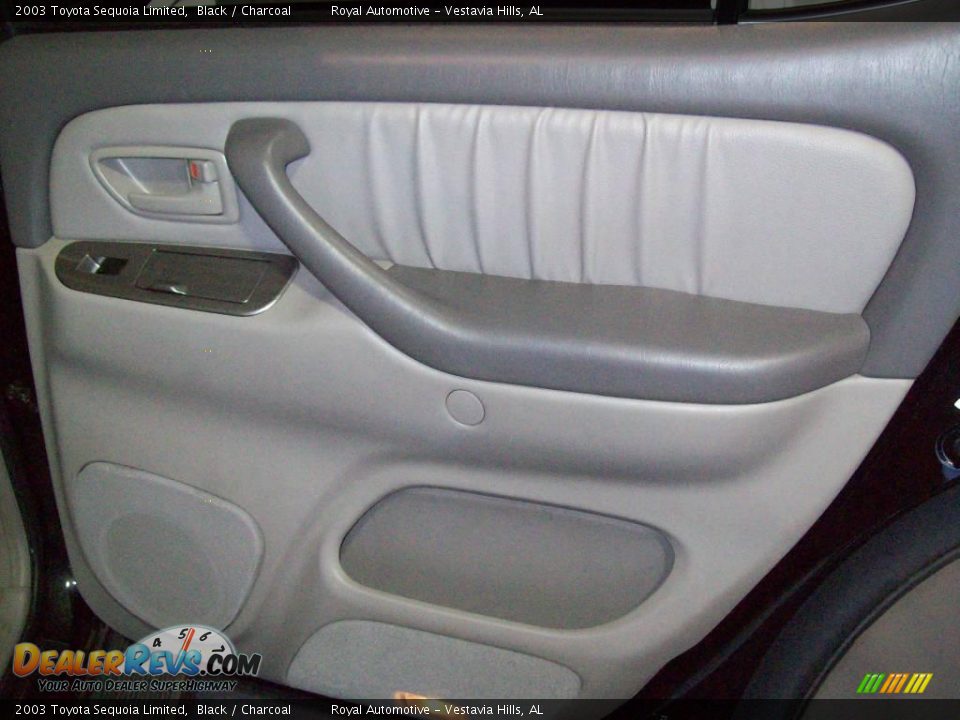 2003 Toyota Sequoia Limited Black / Charcoal Photo #26