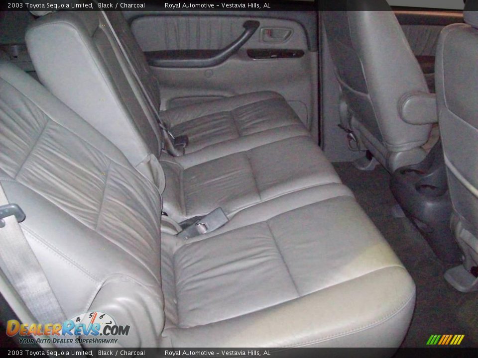 2003 Toyota Sequoia Limited Black / Charcoal Photo #27